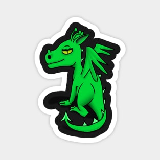 Green Toothless, Inspired by the How to Train Your Dragon Books Magnet