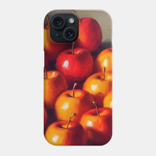 Delicious freshly harvested apples design Phone Case