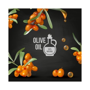 Olives oil blackboard T-Shirt