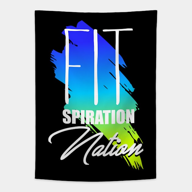 Fitness Inspiration Nation Tapestry by Mayathebeezzz