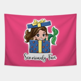 Mermaid birthday Tapestry