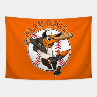 The Oriole Bird Mascot Baltimore Baseball Tapestry