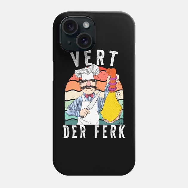 Retro Vert Der Ferk Phone Case by lomdor