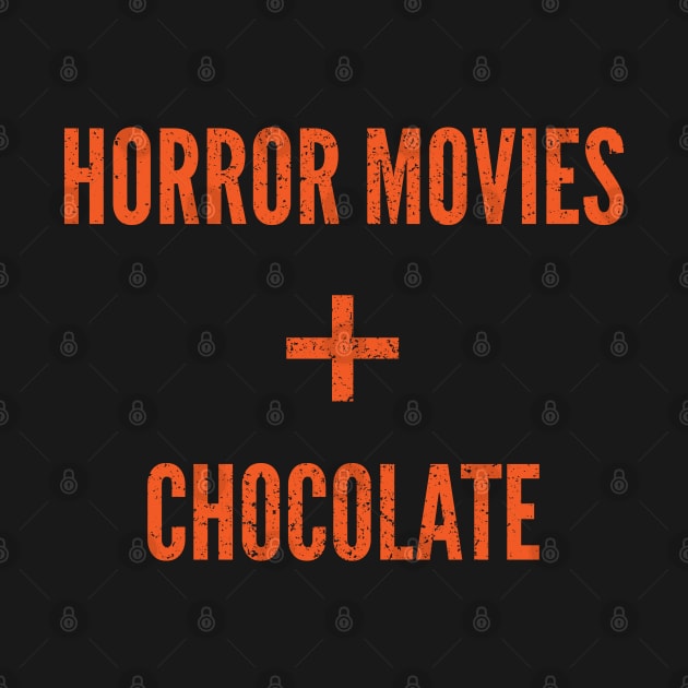 Halloween Horror Movies and Chocolate by Commykaze