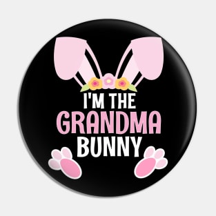 I'm The Grandma Bunny Easter Family Matching Apparel Pin