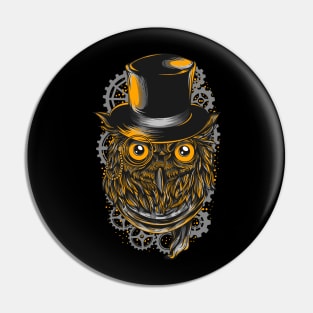 Traveling owl Pin