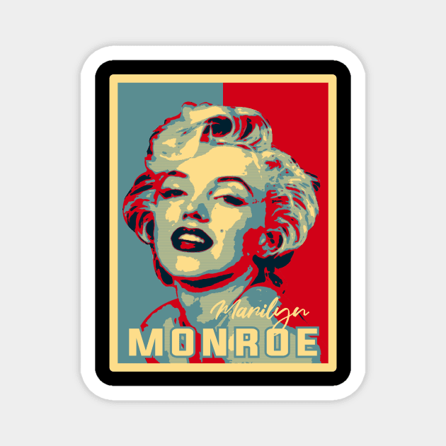 MARILYN MONROE HOPE STYLE Magnet by Tekate