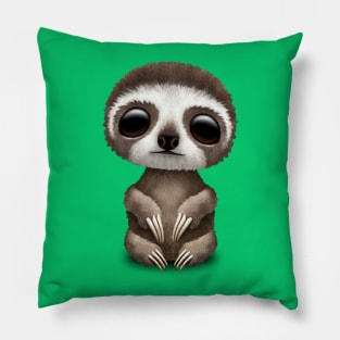 Cute Baby Sloth Pillow