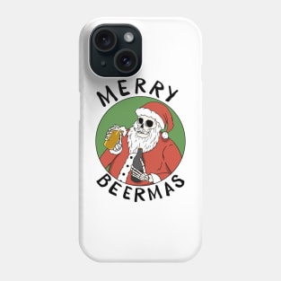 Merry Beermas White Phone Case