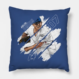 julio urias stripes Pillow