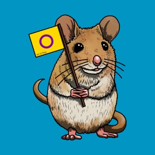 Mouse with Intersex Flag T-Shirt