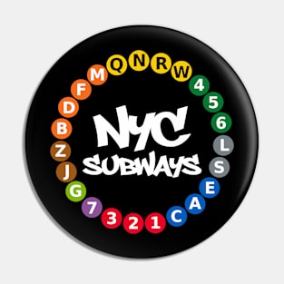 NYC Subways Pin