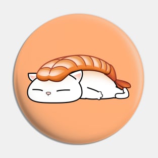 Chubby Cat Shrimp Sushi Pin