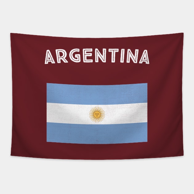 Argentina Flag Tapestry by phenomad