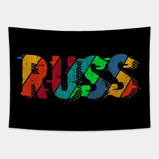 vintage color Russ Tapestry