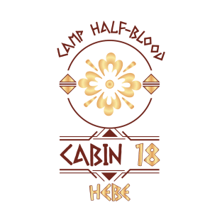 Cabin #18 in Camp Half Blood, Child of Hebe – Percy Jackson inspired design T-Shirt