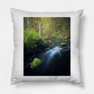 Dawn in the Forest Pillow