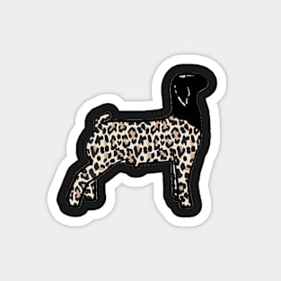 Cheetah Print Market Goat - NOT FOR RESALE WITHOUT PERMISSION Magnet