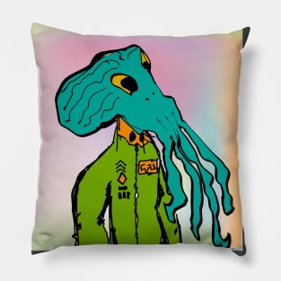 Alien Fly Boy Pillow