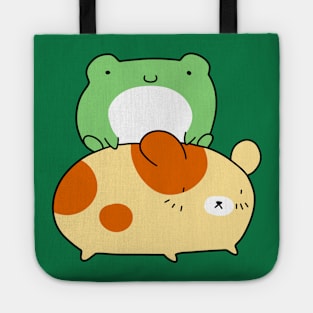 Little Frog and Hamster Tote