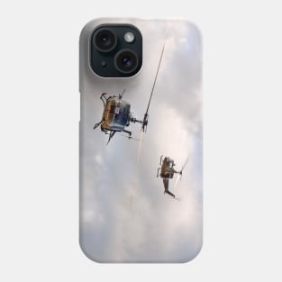 Bell UH-1 Iroquois Helicopters - (A Pair of Hueys) Phone Case