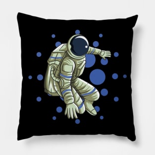 Cardano ADA Astronaut to the Moon Crypto Currency Blockchain Token Pillow