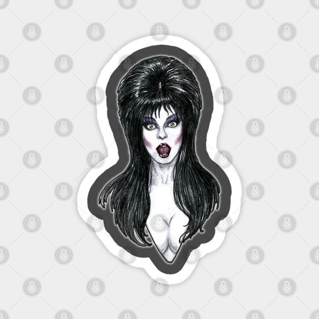 elvira Magnet by bobdix