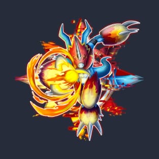 flamedramon fanart T-Shirt