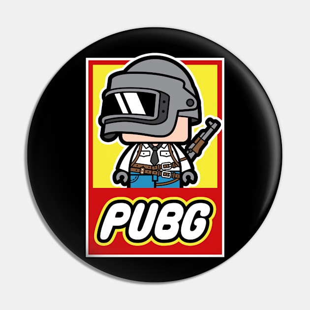 PUBG - Brick Grounds Pin by chibifyproject