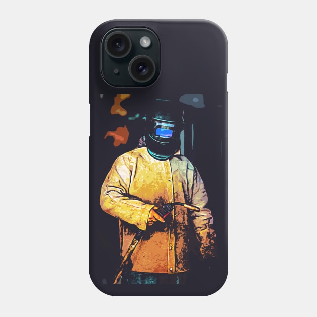 Welder por art style illustration Phone Case by KondeHipe