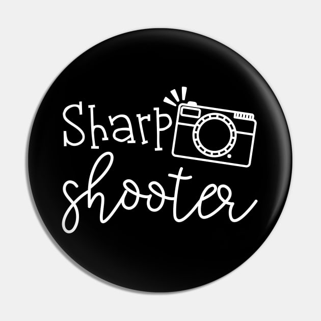 Sharp Shooter Camera Photography Pin by GlimmerDesigns