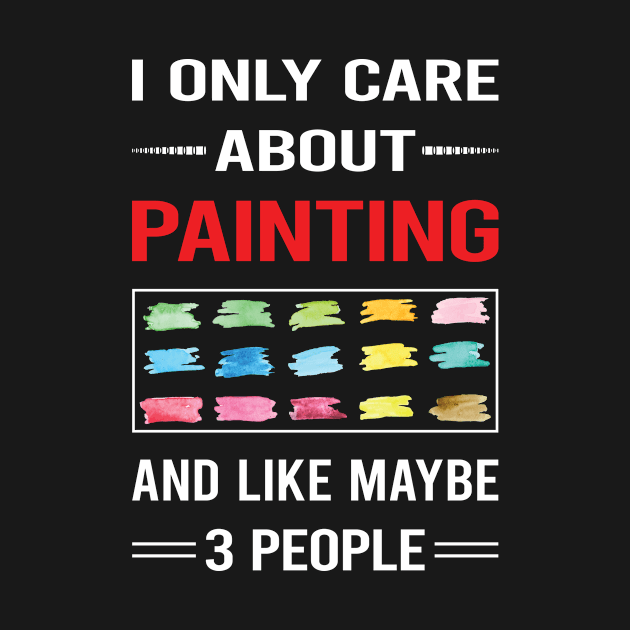 Funny 3 People 02 Painting by symptomovertake