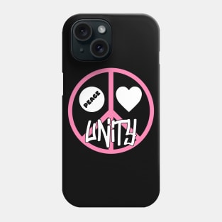 Peace Love Unity Phone Case