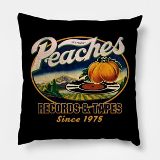 Peaches Records and Tapes 1975 Worn Pillow