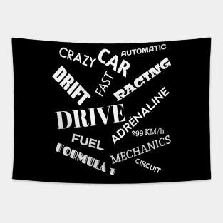 Drive Car Tapestry