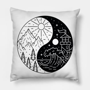 Yin Yang Life Pillow