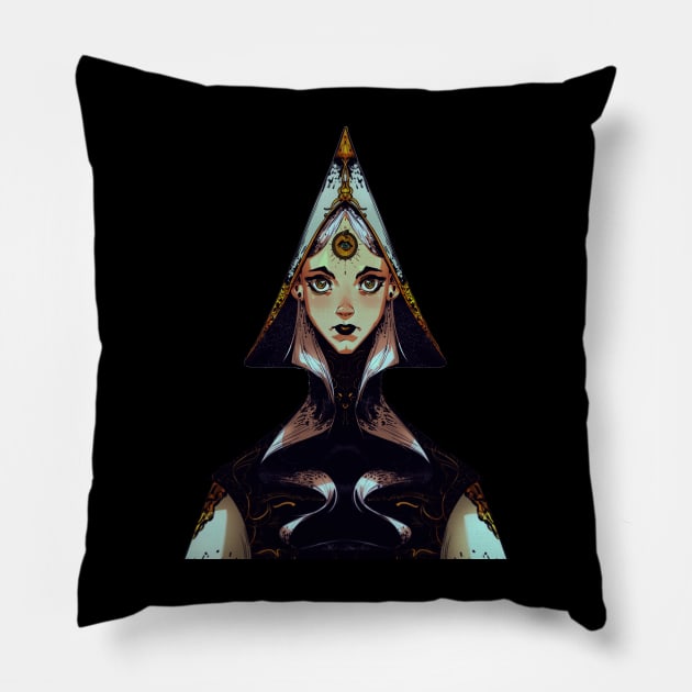 Seer Herald Pillow by Polluxery