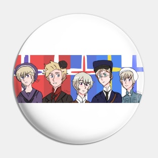 Nordic Region FIVE! (Redone) Pin