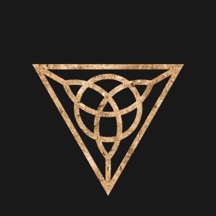 Gold Geometric Glyph Mandala Sigil Rune Sign Seal  -  499 T-Shirt