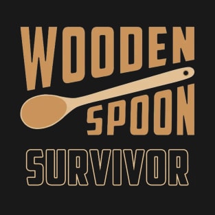 Wooden Spoon Survivor - Funny Design T-Shirt