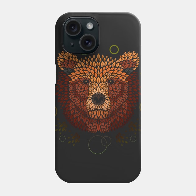 Bear Face Phone Case by LetterQ