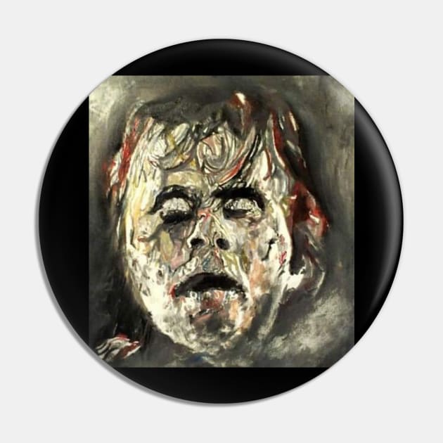 exorcist Pin by Mike Nesloney Art