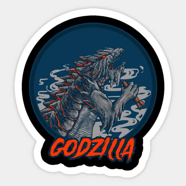 Godzilla Sticker – Grafixpressions