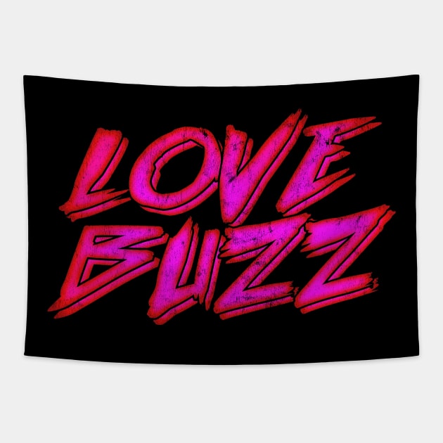 LOVE BUZZ Tapestry by DankFutura