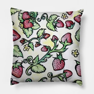 Strawberries Pillow