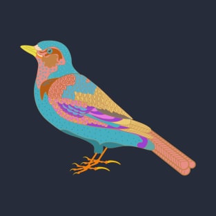 Lark Colorful Songbird Bird T-Shirt