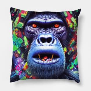 GORILLA RAVE MEDICINE Pillow