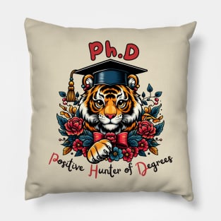 Graduation tiger Pillow
