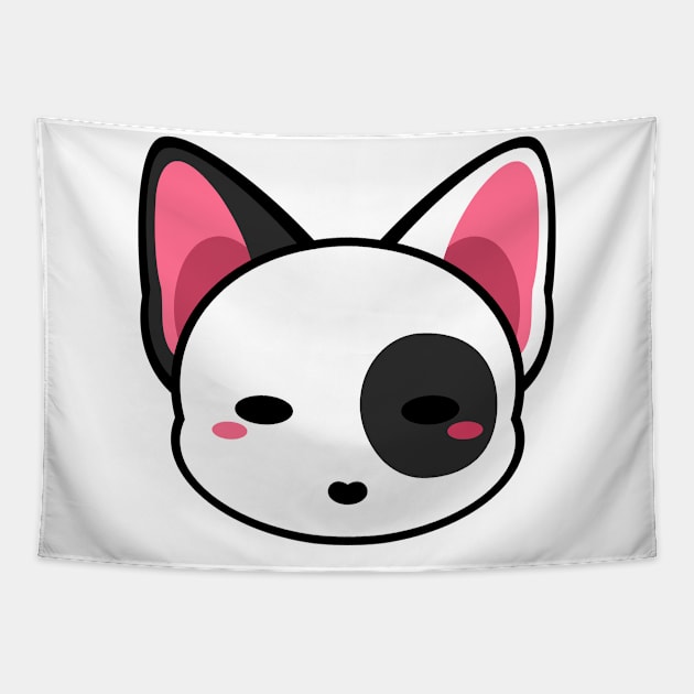 Cute Spotted Bull Terrier Tapestry by alien3287