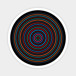 Concentric Colors Magnet